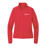 Ladies Sport-Tek® Sport-Wick® Stretch 1/4-Zip Pullover - True Red