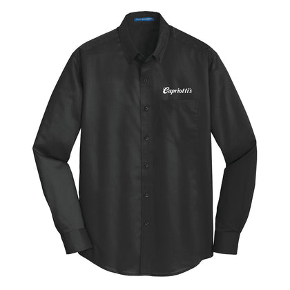 Men's Port Authority® SuperPro™ Twill Shirt - Black