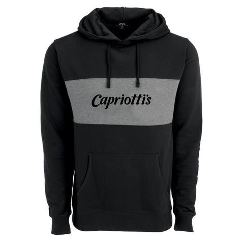 Color Block Hoodie - Black/Grey