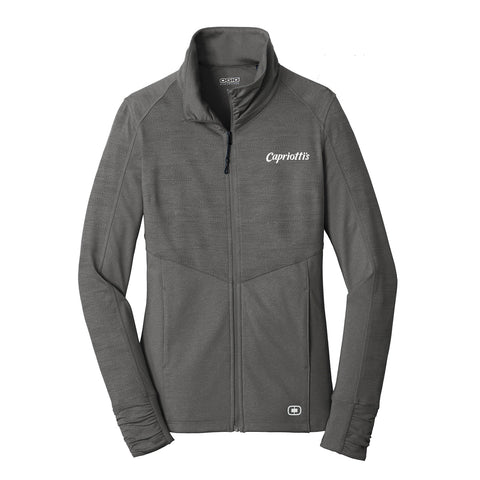 Ladies OGIO® Sonar Full-Zip - Blacktop Heather