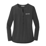 Ladies Port Authority® Ladies Concept Henley Tunic - Black