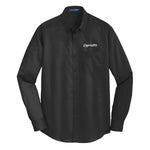 Men's Port Authority® SuperPro™ Twill Shirt - Black